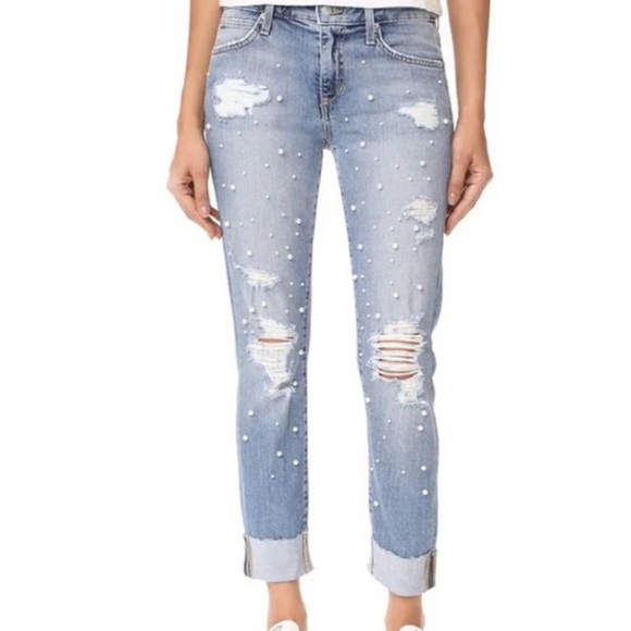 Joe’s jeans The Smith mid rise ankle straight with pearls size 24 - Picture 4 of 7